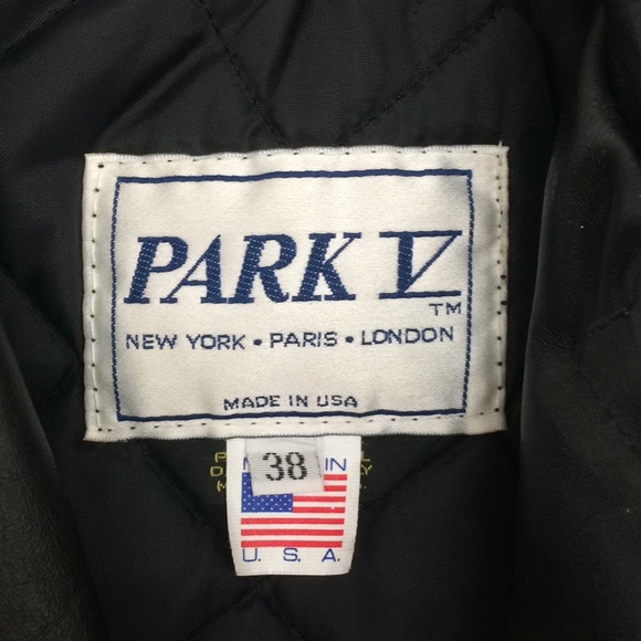 Park V Fringe Insulated Leather Jacket -Size 38 - Picture 3 of 4